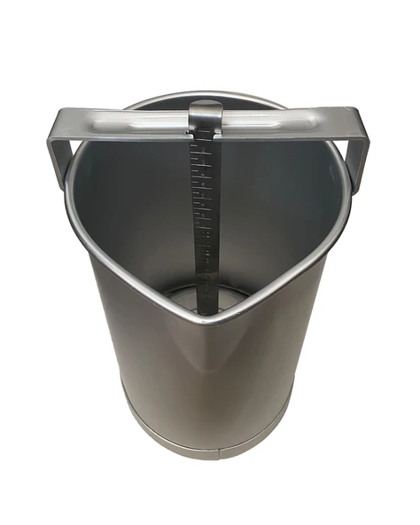 20 Litre Süt Ölçer Kovası Aluminyum (Ölçek) - Resim 3