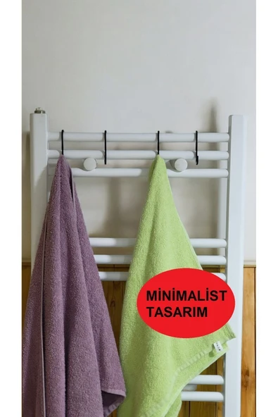 PEKA 6 Adet Plastik Havlupan Kancası Banyo Askısı Banyo Düzenleyici Lif Kese Askısı Mutfak Askılık - 3