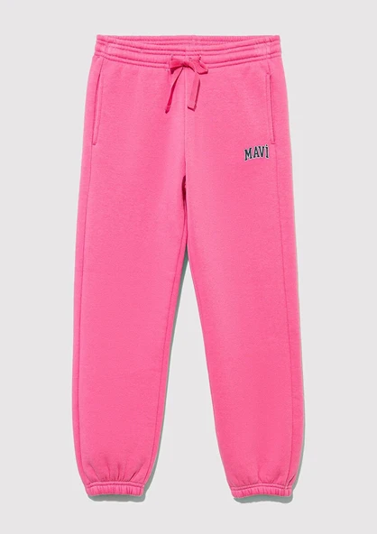 Mavi Logo Baskılı Pembe Eşofman Altı (M7010000-70982) - 1
