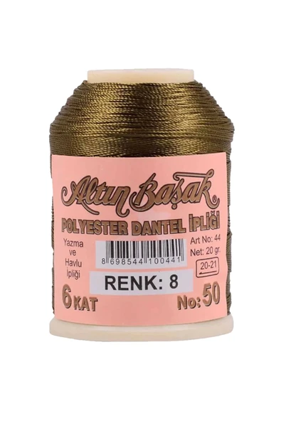 3 Adet Altınbaşak Oya ve Dantel İpi 20 gr - Royaleks - No: 046 - 622 - 229 - Resim 4