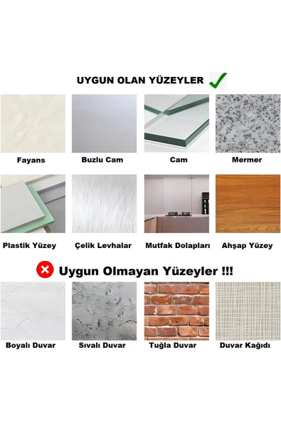 HomeSide Yapışkanlı Baharatlık ve Kağıt Havluluk Şık Plexiglass – Duvara Monte Mutfak Rafı - 7