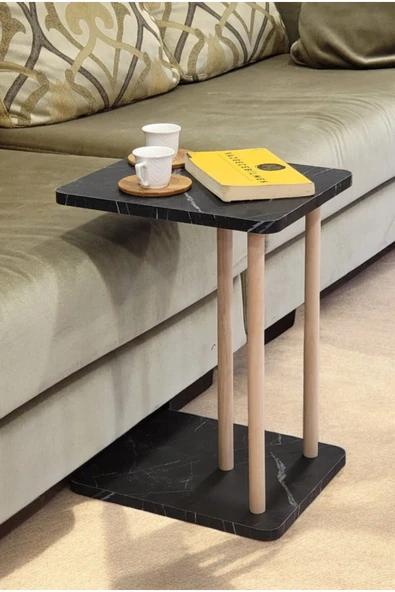 PEKA C Sehpa Koltuk Sehpası Yan Sehpa Zigon Sehpa Servis Sehpası - Resim 3