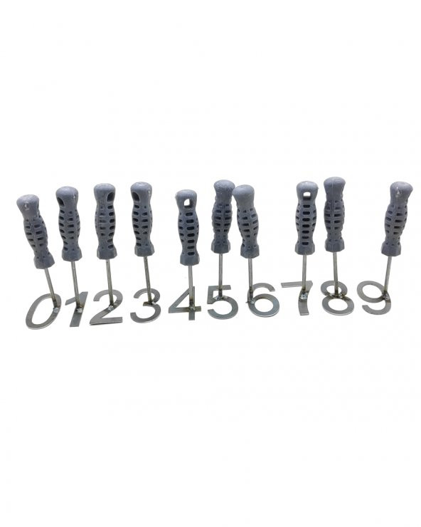 Küçükbaş Kuzu Oğlak Numara Damga Seti - Resim 2