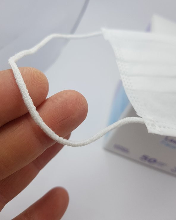 Lastikli Cerrahi Ağız Maskesi 50 li Kutu - 2