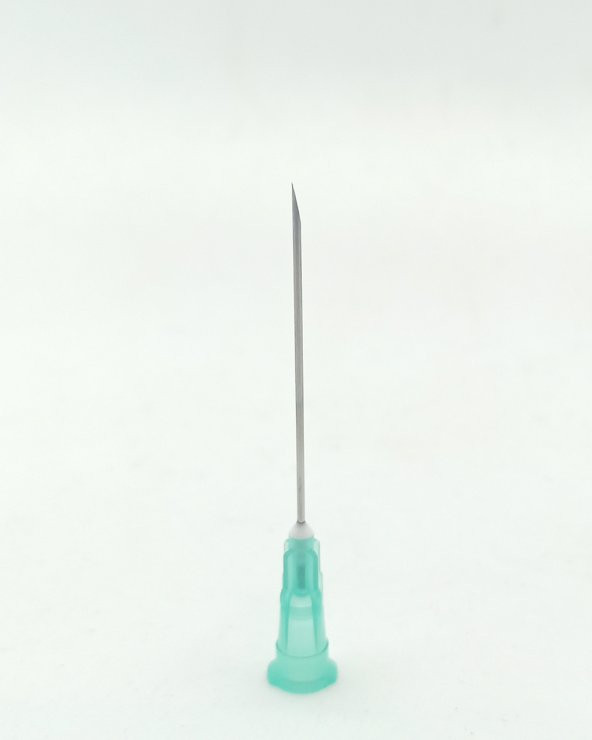 0.80 x 38 mm 21G x 1 1/2" Yeşil Steril Enjektör İğnesi (500 adet)