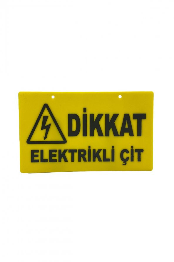 Elektrikli Çit Uyarı Levhası - 2