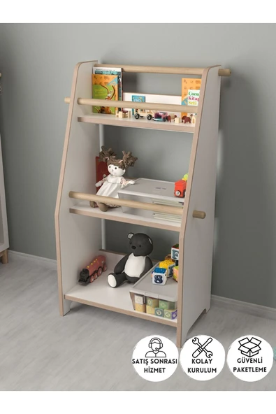 PEKA Montessori Çocuk Odası Eğitici Kitaplık ürün görseli 1