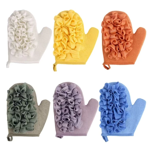 Vichy Banyo Lif Eldiveni  Yoğun Köpük Etkili Spa Masajı İçin Peeling Eldiveni VCH - 6578 - Resim 2