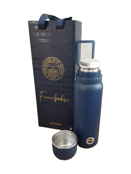 Fenerbahçe 650ml Lisanslı Çift Katlı Paslanmaz Çelik Termos  Hediye Kutulu - 2