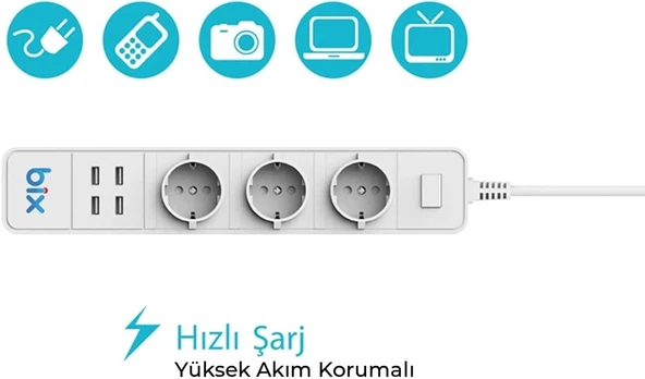 Vtn Bp-01 Wifi Yüksek Akım Korumalı Hızlı Şarj Özellikli Akıllı Priz - 3