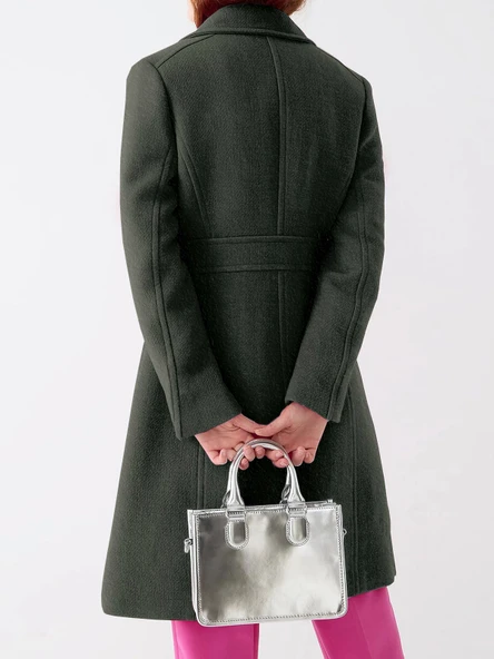 Dikiş Detaylı Tasarım Kaşe Kaban - 3