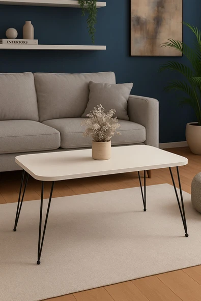 PEKA Dekoratif Orta Sehpa Metal Ayaklı Şık Tasarım ürün görseli 1