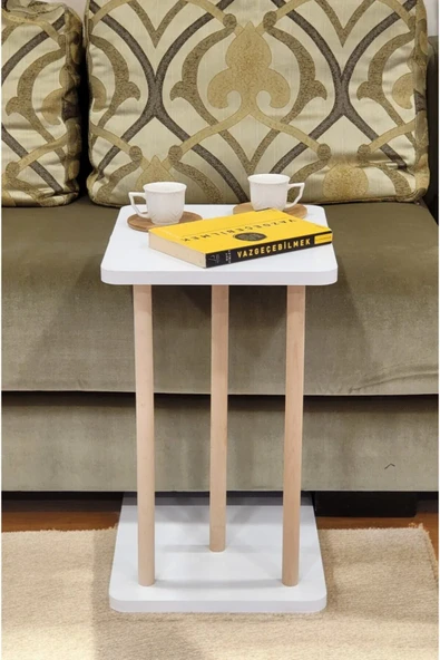 PEKA C Sehpa Koltuk Sehpası Yan Sehpa Zigon Sehpa Servis Sehpası - Resim 2