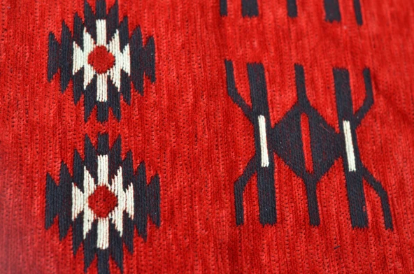Etnik Motifli Otantik Dekoratif Kilim Desenli Halı (80cmx125cm) M1 - 3