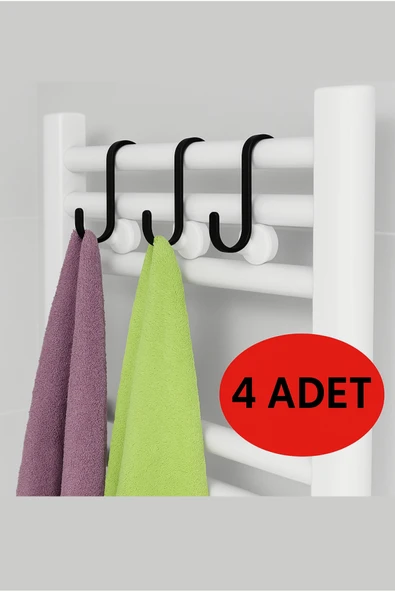 PEKA 6 Adet Plastik Havlupan Kancası Banyo Askısı Banyo Düzenleyici Lif Kese Askısı Mutfak Askılık - 1