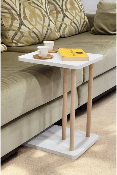 PEKA C Sehpa Koltuk Sehpası Yan Sehpa Zigon Sehpa Servis Sehpası - Resim 3