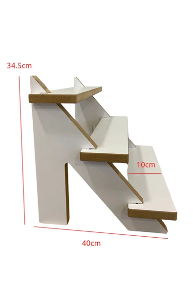 PEKA Masa Düzenleyici Tezgah Üstü Organizer Banyo Rafı Üç Raflı Organizer Banyo - Mutfak Organizer - Resim 5