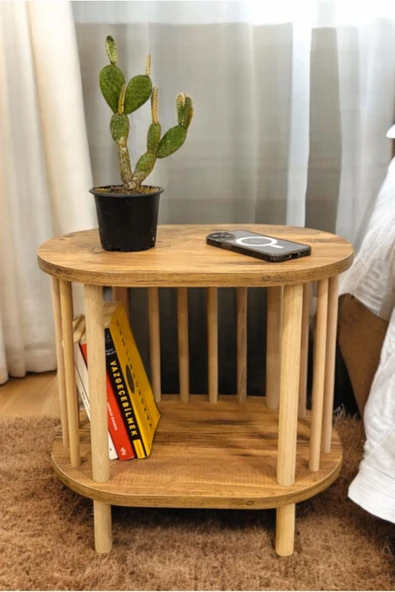 PEKA Yan Sehpa - Komodin - Salon - Oturma Odası Zigon Sehpa ürün görseli 1