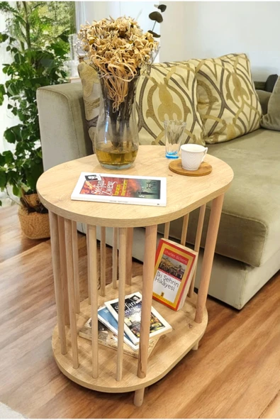 PEKA Retro Yan Sehpa - Komodin - Salon - Oturma Odası - Resim 3