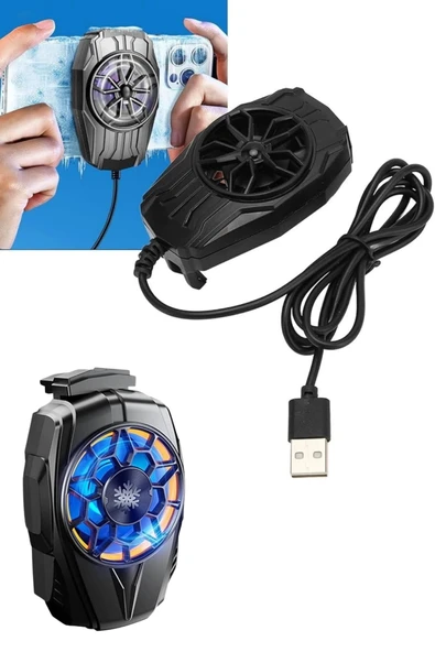 Telefon Soğutucu Fan Güçlü Motor Radyatör Cep Telefon Soğutma - Resim 2