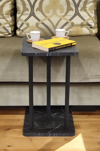 PEKA C Sehpa Koltuk Sehpası Yan Sehpa Zigon Sehpa Servis Sehpası - Resim 2