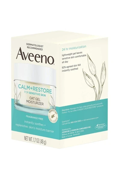 Aveeno Hassas Ciltler Için Yulaf Özlü Nemlendirici Yüz Kremi 48 gr - 2