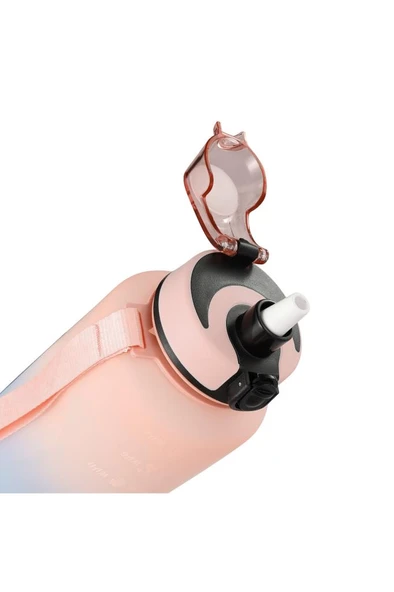 Lumin Flask Su Matarası 1,5 lt Motivasyon Matarası Bpa Free Su Şişesi Suluk Water Bottle - Resim 7