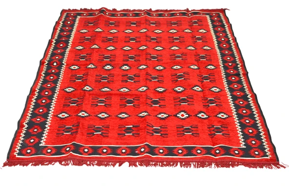 Etnik Motifli Otantik Dekoratif Kilim Desenli Halı (160cmx250cm) M1 - 2