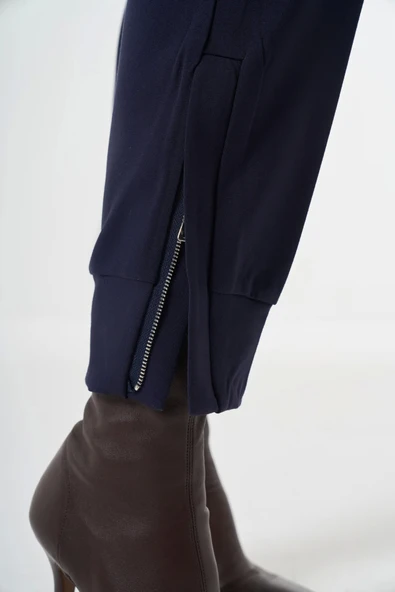 Misswhence Fermuar Detaylı Pantolon 38102 kahverengi - Resim 9