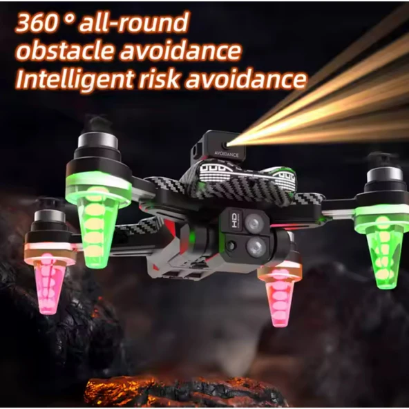 Ozmik C19S Drone 360 derece engel kaçınma karbon fiber drone Wifili 1080p çözünürlüklü - Resim 7