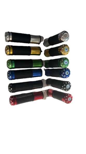 Üniversal Motosiklet Elcik Takımı Gaz Borulu XL 280 Mavi - 3