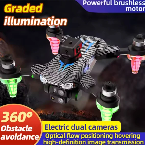 Ozmik C19S Drone 360 derece engel kaçınma karbon fiber drone Wifili 1080p çözünürlüklü - Resim 5