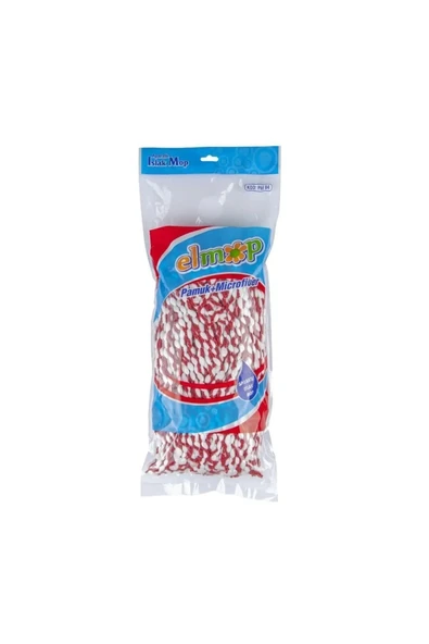 Yedek Islak Vidalı Mop Paspas Püskül Ucu - Pamuklu Mikrofiber Ipli Mop Yedeği Başlığı Royaleks-PM01 ürün görseli 1