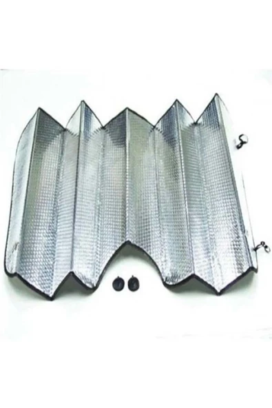 Oto Güneşlik Balonlu Çift Taraflı Alüminyum Folyo Kaplı Oto Güneşlik 130x60 Cm Royaleks-80740 - 2