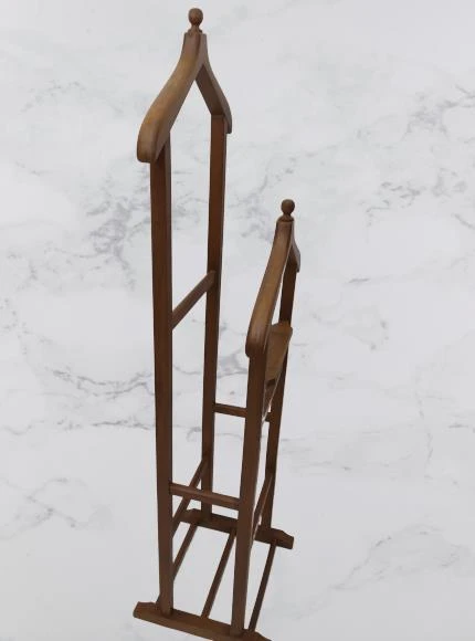 Dilsiz uşak 2 li Model 90530  Ahşap Parlak Ceviz Boyalı - 2