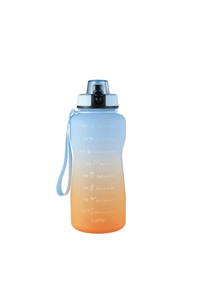 Lumin Flask Su Matarası 1,5 Litre Motivasyon Matarası Bpa Free Su Şişesi Suluk Water Bottle ürün görseli