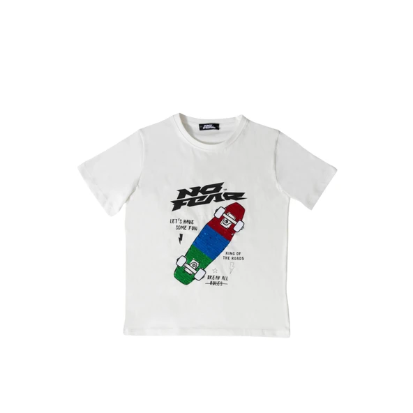 Baskılı Erkek T-shirt - Resim 2