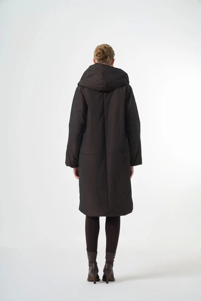 Misswhence Şerit Detaylı Şişme Mont  38501 - 2