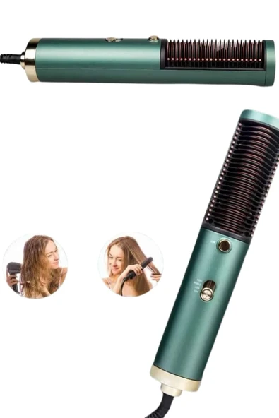 Fön Tarak Saç Düzleştirici Saç Kurutma Makinesi Sıcak Hava Fırçası - Resim 4