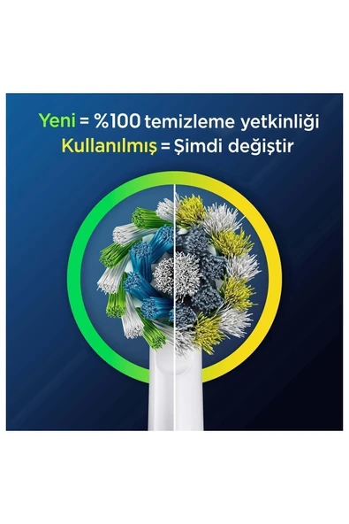 Oral-B Pro Cross Action 9'lu Diş Fırçası Yedek Başlığı EB50 - Resim 4