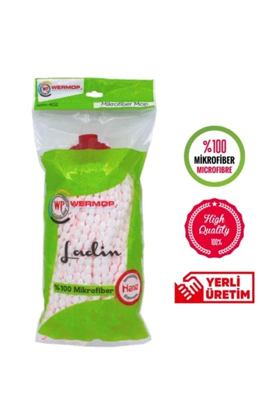 Ladin Mikrofiber Renkli Mop 1 Adet Royaleks-WM402 - Resim 2