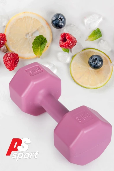 PSSPOR 2 Adet 3KG Pembe Renk Dambıl Seti ( 2 Adet 3KG Gönderim Yapılmaktadır) - 2