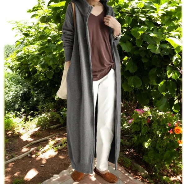 Günlük Tam Booy Kadın Ceket - 2