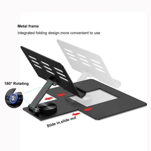 Samsung Galaxy Z Fold 4/5 için MOAITO Masa için Ayarlanabilir Stand - 4