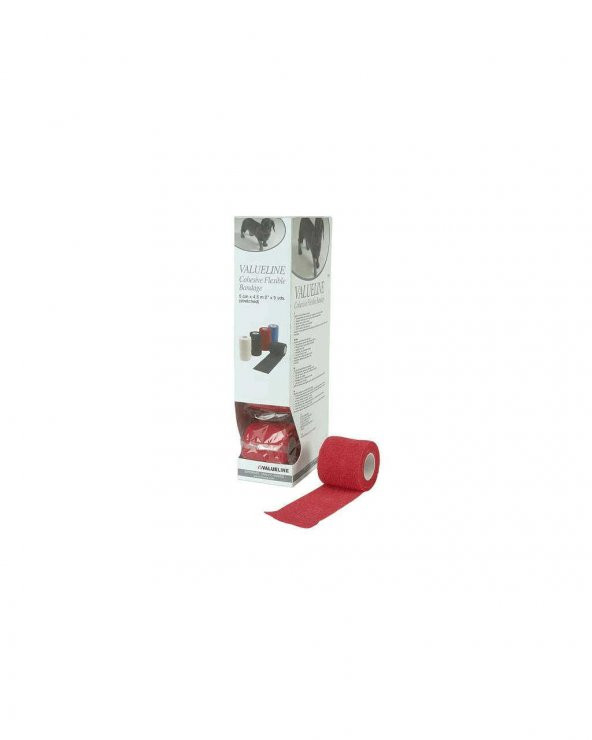 Valueline Flexible Bandaj 5 x 450 cm Kırmızı