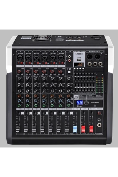 D-Sound M-600P-Pro  6 Kanal Power Mixer