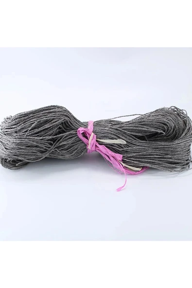 Koyu Gri Renk Çile Kağıt İp Çanta Ipi Supla Ipi  No:53 - (550-600 gr) ürün görseli