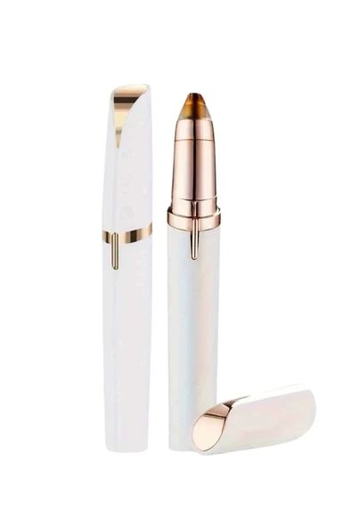 Tüy Kıl Alma Kaş Bıyık Unisex Yüz Bakım Epilasyon Aleti Pilli - Resim 4