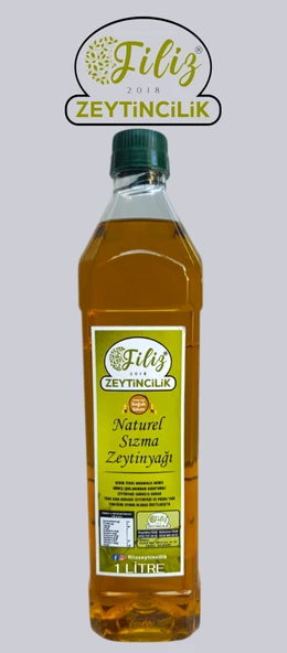 FİLİZ ZEYTİNCİLİK NATUREL SIZMA ZEYTİNYAĞI 1 LİTRE