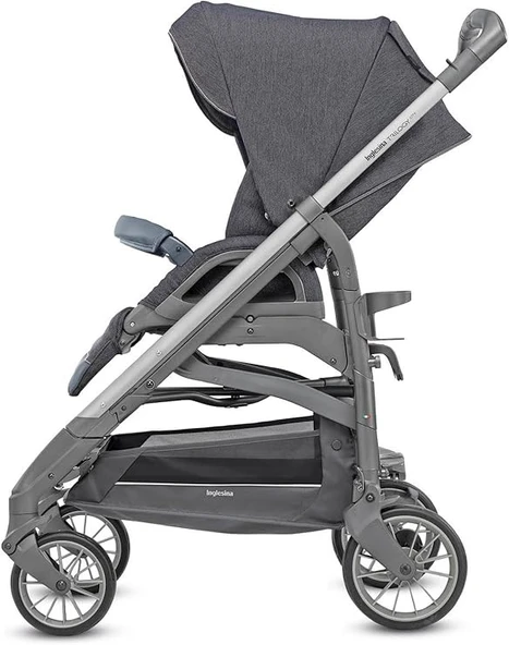 Inglesina Trilogy Tek El Tek Hamle ile Katlanıp Açılan Çift Yön Bebek Arabası Özel Koleksiyon - Village Denim - 3